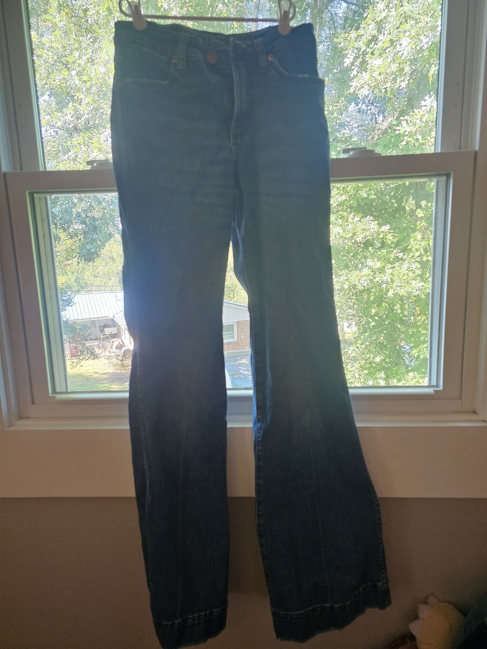 Wrangler Women’s Dark Blue Flare Jeans